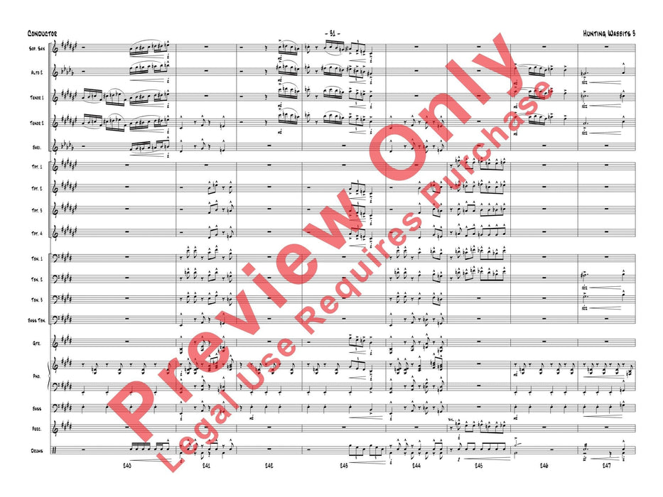 Hunting Wabbits 3 (Get Off My Lawn) As Recorded by Gordon Goodwin's Big Phat Band | 小雅音樂 Hsiaoya Music