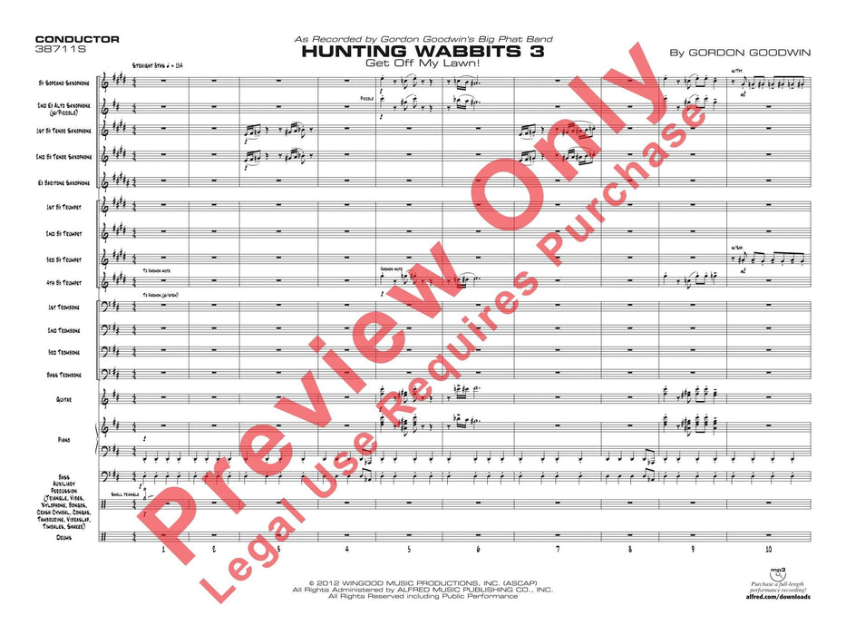 Hunting Wabbits 3 (Get Off My Lawn) As Recorded by Gordon Goodwin's Big Phat Band | 小雅音樂 Hsiaoya Music