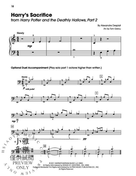 Harry Potter and the Deathly Hallows, Part 2 | 小雅音樂 Hsiaoya Music