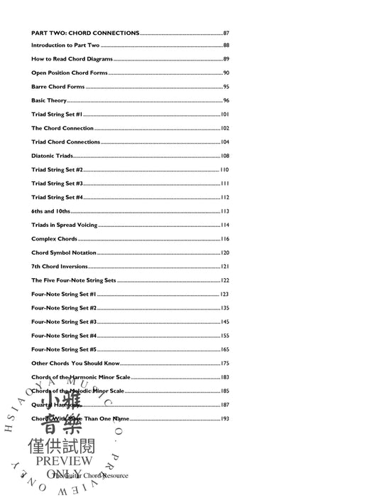 Guitar Chord Resource A Complete Approach to Using Chords 吉他和弦 | 小雅音樂 Hsiaoya Music