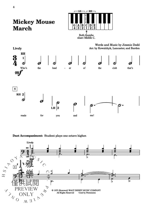 Pre-Reading Book of Pop 32 Arrangements for Beginning Pianists | 小雅音樂 Hsiaoya Music
