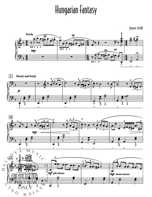 Hungarian Fantasy 詠唱調幻想曲 | 小雅音樂 Hsiaoya Music