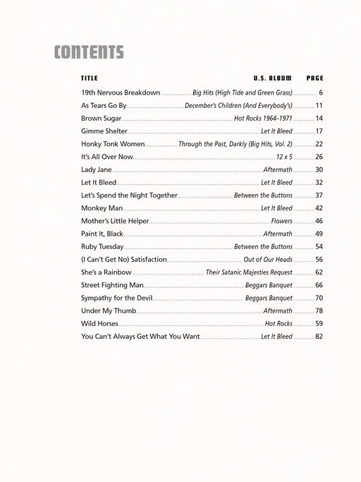 The Rolling Stones: Sheet Music Anthology | 小雅音樂 Hsiaoya Music