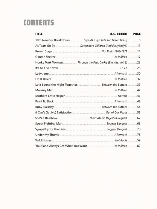 The Rolling Stones: Sheet Music Anthology | 小雅音樂 Hsiaoya Music