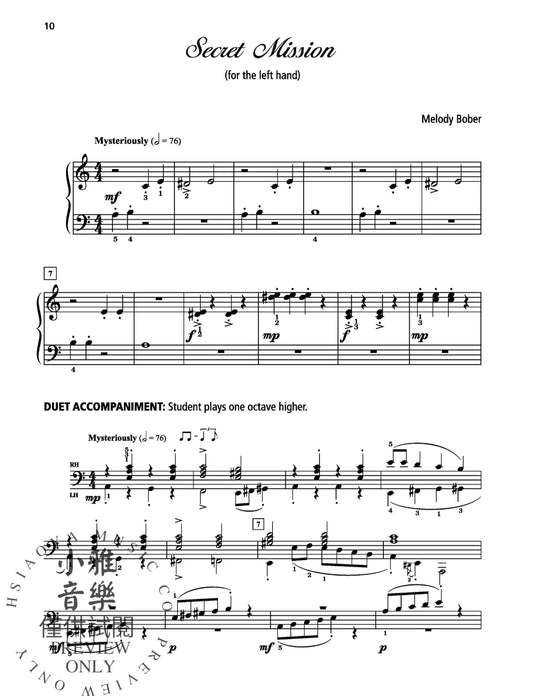 Grand One-Hand Solos for Piano, Book 1 6 Early Elementary Pieces for Right or Left Hand Alone 獨奏 鋼琴 小品 | 小雅音樂 Hsiaoya Music
