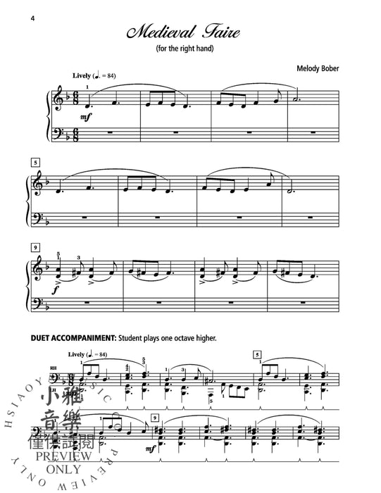 Grand One-Hand Solos for Piano, Book 2 8 Elementary Pieces for Right or Left Hand Alone 獨奏 鋼琴 小品 | 小雅音樂 Hsiaoya Music