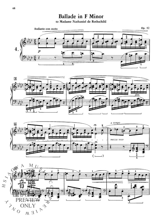 Chopin: Ballades 蕭邦 敘事曲 | 小雅音樂 Hsiaoya Music