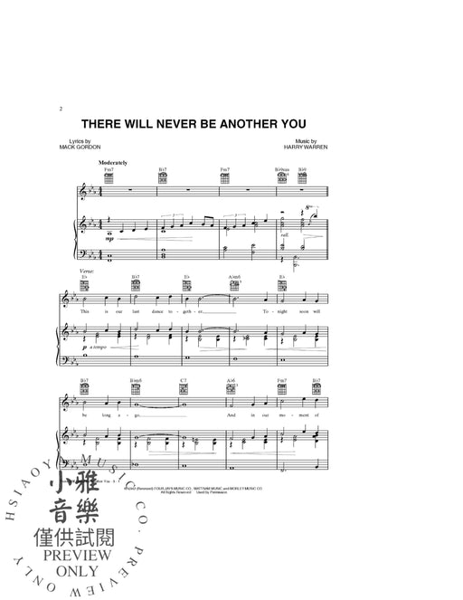 There Will Never Be Another You | 小雅音樂 Hsiaoya Music