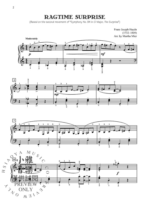 Classical Jazz, Rags & Blues, Book 5 9 Classical Melodies Arranged in Jazz Styles for Late Intermediate to Early Advanced Pianists 古典 藍調 古典 爵士音樂 | 小雅音樂 Hsiaoya Music