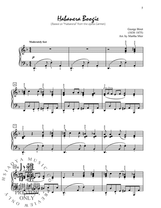 Classical Jazz, Rags & Blues, Book 5 9 Classical Melodies Arranged in Jazz Styles for Late Intermediate to Early Advanced Pianists 古典 藍調 古典 爵士音樂 | 小雅音樂 Hsiaoya Music