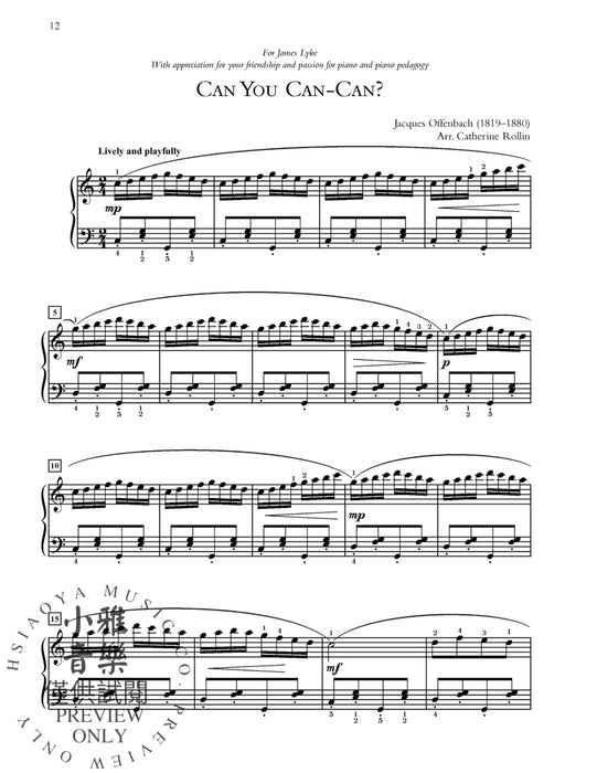 Dancing on the Keys, Book 3 5 Late Intermediate Piano Solos in Dance Styles 鋼琴 獨奏 舞曲 | 小雅音樂 Hsiaoya Music