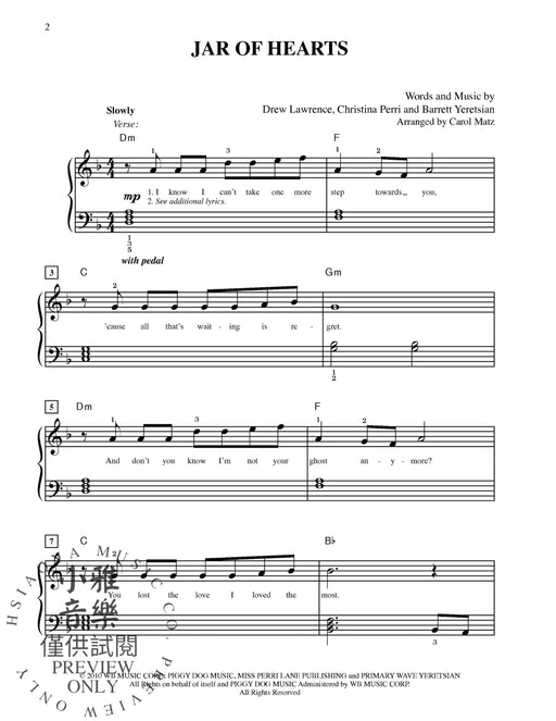 Jar of Hearts | 小雅音樂 Hsiaoya Music