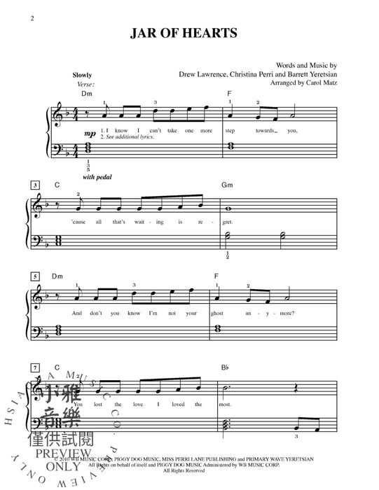 Jar of Hearts | 小雅音樂 Hsiaoya Music