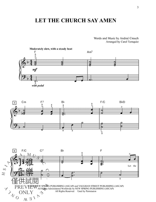 Let the Church Say Amen | 小雅音樂 Hsiaoya Music