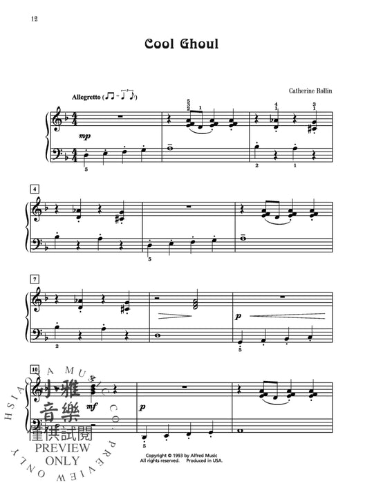 Halloween Favorites, Book 2 11 Original Piano Solos by Alfred and Myklas Composers 鋼琴 獨奏 | 小雅音樂 Hsiaoya Music