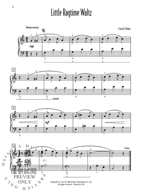 Little Ragtime Waltz 繁音拍子圓舞曲 | 小雅音樂 Hsiaoya Music