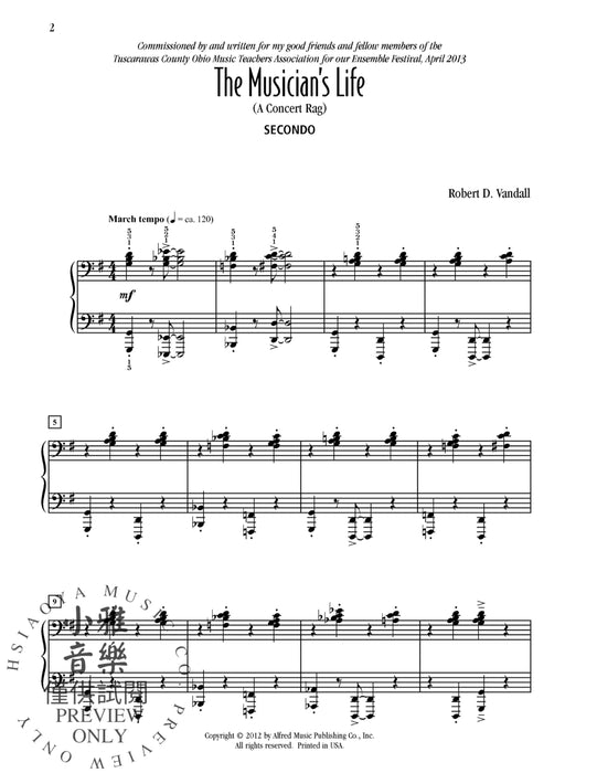 The Musician's Life A Concert Rag 音樂會繁音曲 | 小雅音樂 Hsiaoya Music