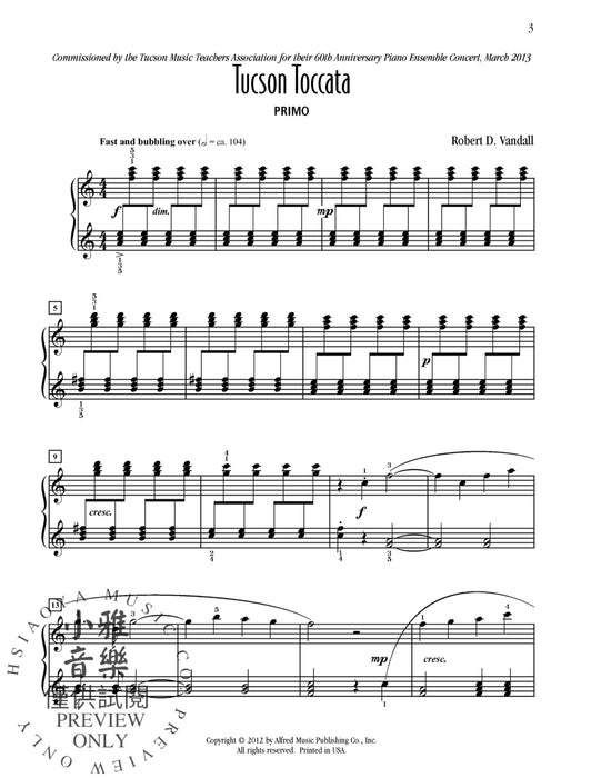 Tucson Toccata 觸技曲 | 小雅音樂 Hsiaoya Music