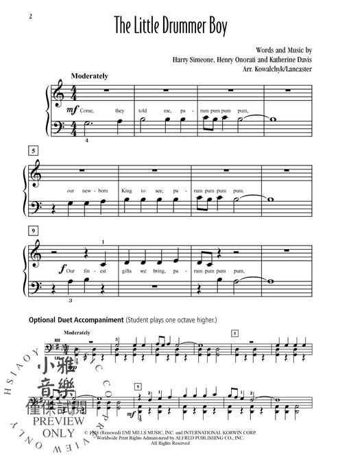 The Little Drummer Boy | 小雅音樂 Hsiaoya Music