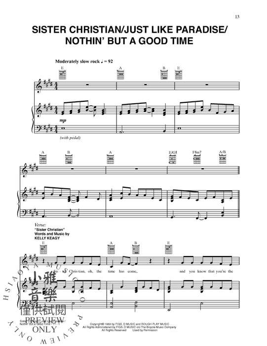 Rock of Ages: Movie Selections Sheet Music Selections from the Motion Picture | 小雅音樂 Hsiaoya Music