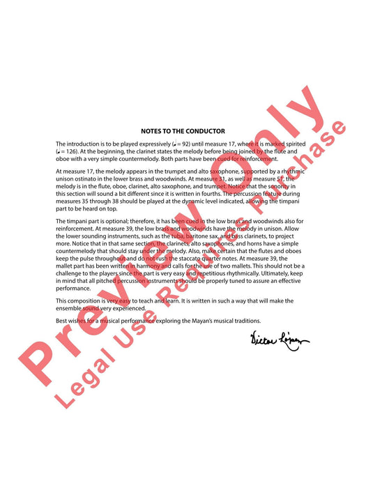 The Maya Kingdom 總譜 | 小雅音樂 Hsiaoya Music