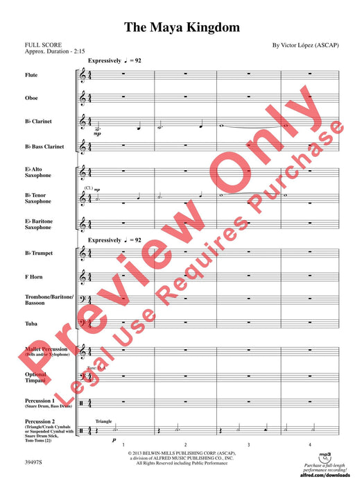 The Maya Kingdom 總譜 | 小雅音樂 Hsiaoya Music