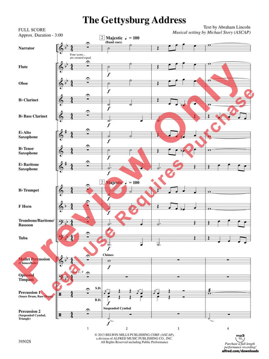 The Gettysburg Address 總譜 | 小雅音樂 Hsiaoya Music