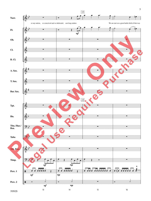 The Gettysburg Address 總譜 | 小雅音樂 Hsiaoya Music