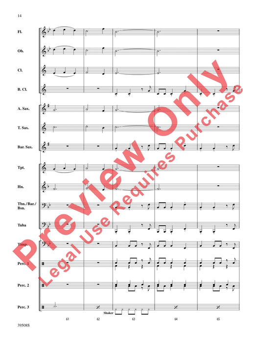 Bring Your Drums, Jeanette, Isabella Featuring the Percussion Section 擊樂器 總譜 | 小雅音樂 Hsiaoya Music