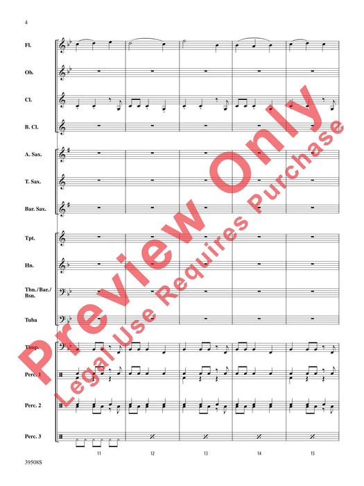 Bring Your Drums, Jeanette, Isabella Featuring the Percussion Section 擊樂器 總譜 | 小雅音樂 Hsiaoya Music