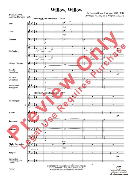 Willow, Willow 總譜 | 小雅音樂 Hsiaoya Music