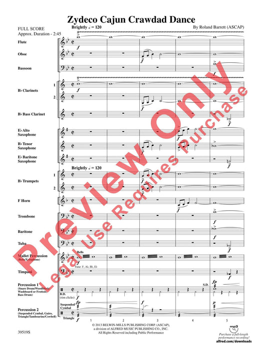 Zydeco Cajun Crawdad Dance 舞曲 總譜 | 小雅音樂 Hsiaoya Music