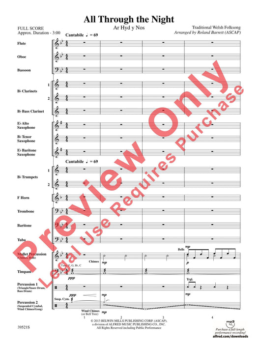 All Through the Night Ar Hyd y Nos 總譜 | 小雅音樂 Hsiaoya Music