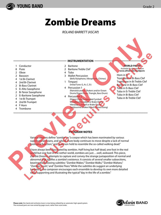 Zombie Dreams 總譜 | 小雅音樂 Hsiaoya Music