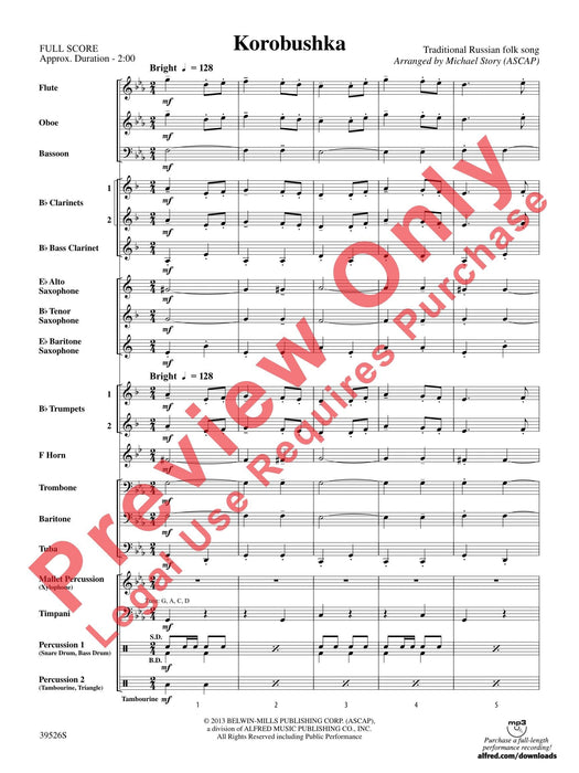 Korobushka 總譜 | 小雅音樂 Hsiaoya Music