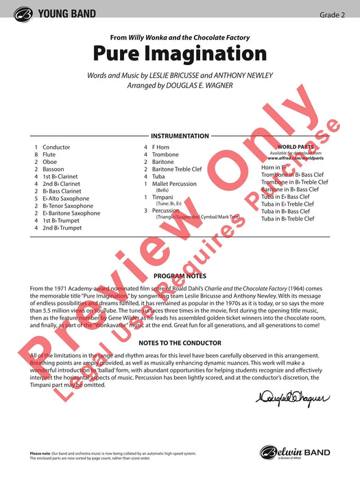 Pure Imagination (from Willy Wonka and the Chocolate Factory) 總譜 | 小雅音樂 Hsiaoya Music