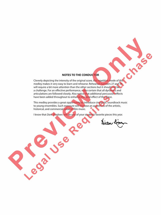 Dark Shadows (from the Original Motion Picture Soundtrack) 總譜 | 小雅音樂 Hsiaoya Music