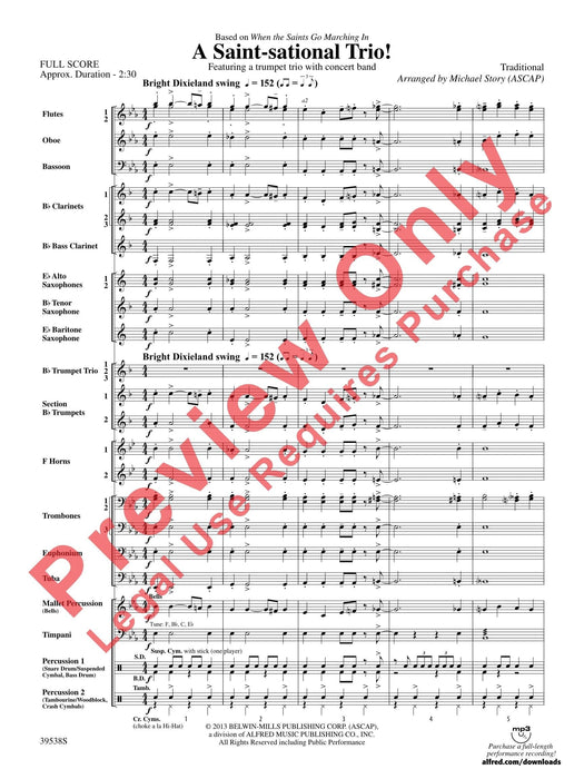 A Saint-sational Trio! Based on "When the Saints Go Marching In" (Featuring a Trumpet Trio with Concert Band) 三重奏 進行曲 小號 三重奏 室內管樂團 | 小雅音樂 Hsiaoya Music
