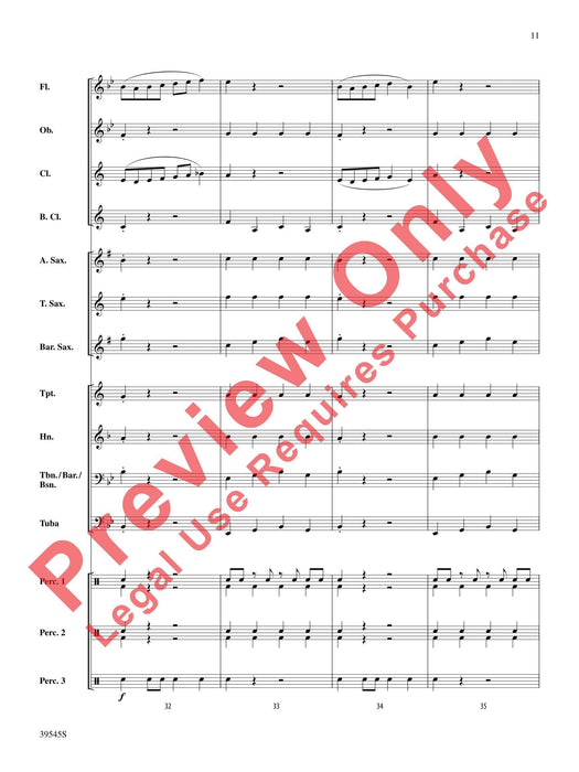 Li'l Liza Jane Featuring Each Section of the Band 樂節 總譜 | 小雅音樂 Hsiaoya Music