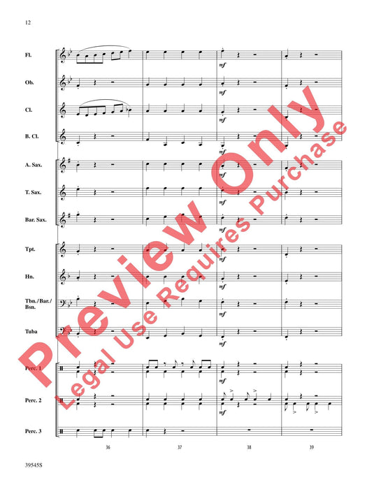 Li'l Liza Jane Featuring Each Section of the Band 樂節 總譜 | 小雅音樂 Hsiaoya Music