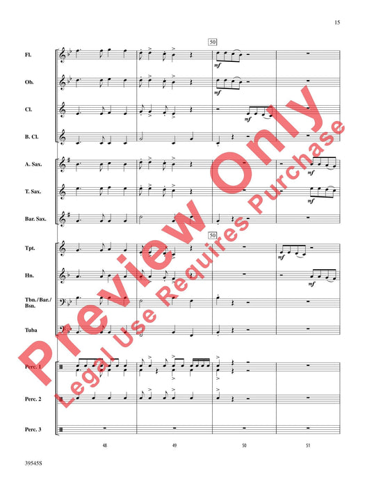 Li'l Liza Jane Featuring Each Section of the Band 樂節 總譜 | 小雅音樂 Hsiaoya Music