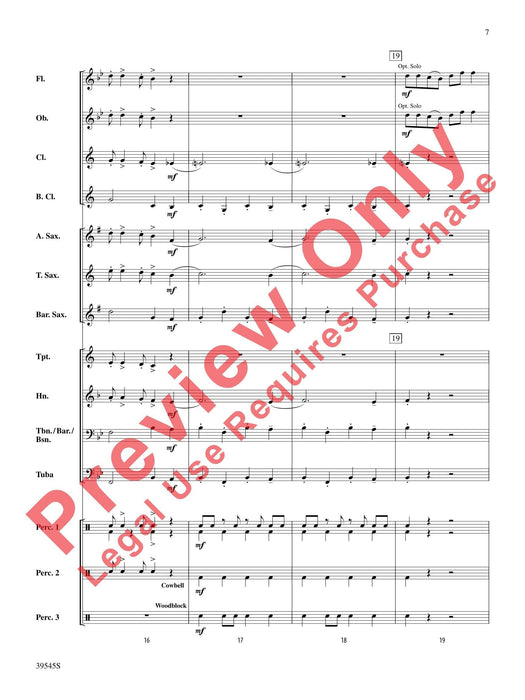 Li'l Liza Jane Featuring Each Section of the Band 樂節 總譜 | 小雅音樂 Hsiaoya Music