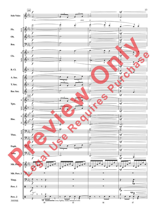 I Was Born for This For Soloist with Band Accompaniment 獨奏 伴奏 總譜 | 小雅音樂 Hsiaoya Music