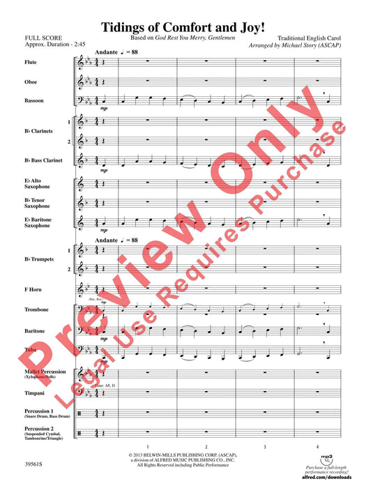 Tidings of Comfort and Joy! Based on "God Rest You Merry, Gentlemen" 總譜 | 小雅音樂 Hsiaoya Music