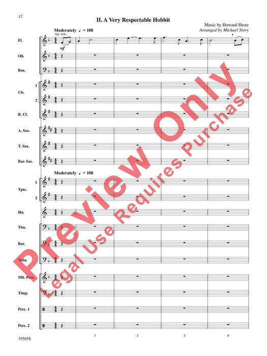 The Hobbit: An Unexpected Journey, Selections from I. The Adventure Begins / II. Axe or Sword? and A Good Omen / III. A Very Respectable Hobbit / IV. Erebor | 小雅音樂 Hsiaoya Music