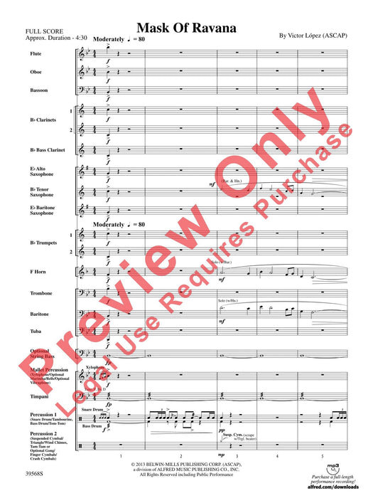 Mask of Ravana 總譜 | 小雅音樂 Hsiaoya Music