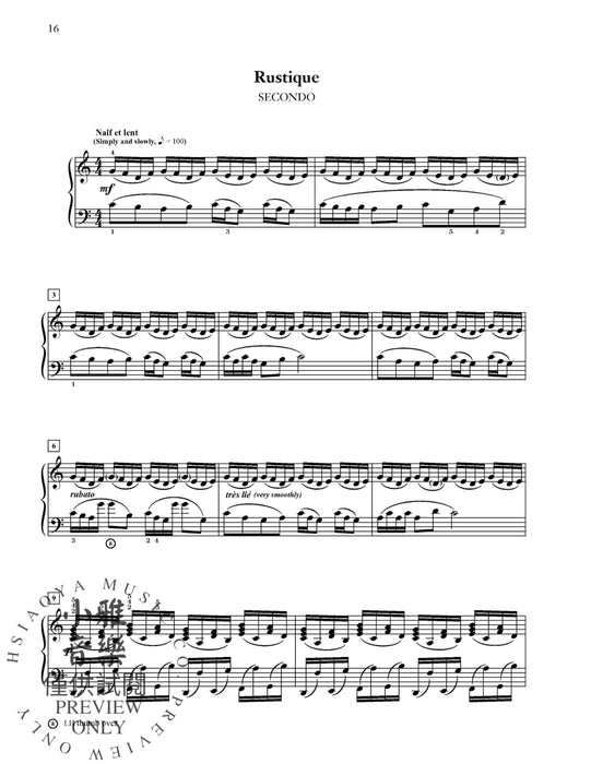 Poulenc: Sonata 1919 Edition for One Piano, Four Hands 奏鳴曲 鋼琴四手聯彈 | 小雅音樂 Hsiaoya Music