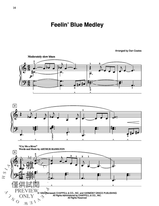 Dan Coates Popular Piano Library: Medleys of Timeless Standards 鋼琴 組合曲 | 小雅音樂 Hsiaoya Music