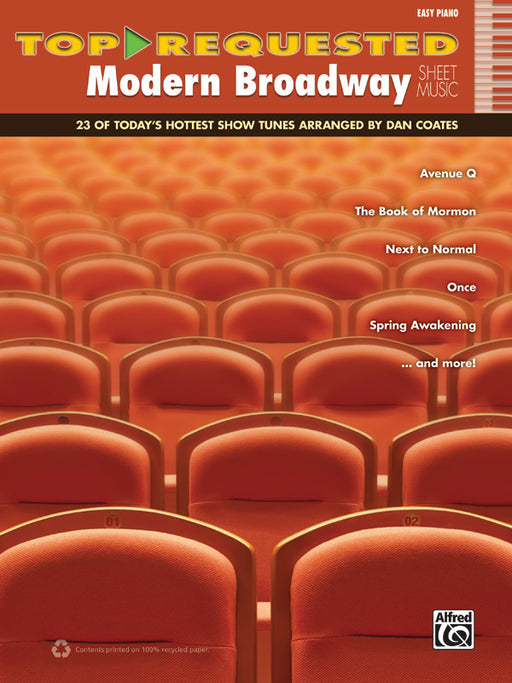 Top-Requested Modern Broadway Hits 23 of Today's Hottest Show Tunes Arranged by Dan Coates 百老匯 | 小雅音樂 Hsiaoya Music