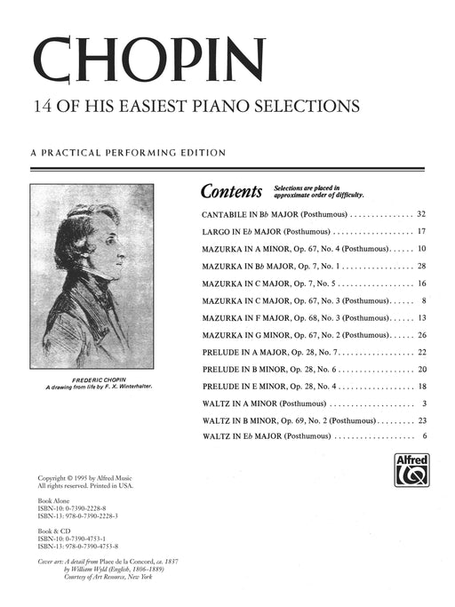 Chopin: 14 of His Easiest Piano Selections A Practical Performing Edition 蕭邦 鋼琴 | 小雅音樂 Hsiaoya Music